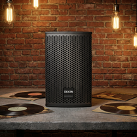Deken FLEX T6, système audio professionnel passif à 2 voies, haut-parleur pleine gamme, enceinte en plastique avec coque métallique pour église, réunion