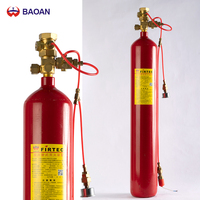 Vanne d'extincteur FM-200, type indirect/direct, 3KG 6KG 12KG, en acier inoxydable et fonte, pour la protection incendie industrielle