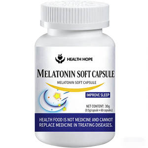 Cápsulas de Melatonina y Vitamina B6, Suplementos para el Alivio del Estrés y para Dormir Rápido, Uso para Adultos, No Apto para Mujeres Embarazadas - Product Image 1