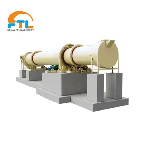 China Roller Shell Type Single Cylinder Three Drum Rotary Sand Dryer For Drying River Sand Cement