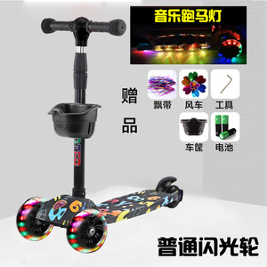 Trottinette Enfant 3-en-<span class=keywords><strong>1</strong></span> Musicale en Gros, Voiture Jouet pour Enfants, Trottinette Bébé, Trottinette d'Extérieur pour Enfants - Product Image 2