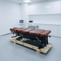 Lit de traction lombaire électrique professionnel, table de décompression vertébrale, lit d'ajustement chiropratique professionnel pour la décompression vertébrale