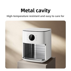 Freidora de Aire Mijia S1 de <span class=keywords><strong>6L</strong></span>, Freidora Eléctrica Doméstica sin Necesidad de Voltear, Horno Visible de Gran Capacidad para <span class=keywords><strong>Xiaomi</strong></span> Youpin - Product Image 3