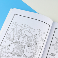 Individuelles Kinder-Malbuch mit Wasserfarben für Kinder