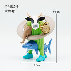 Figurines de créatures mythiques Shan Hai Jing, 6 pièces, jouets de monstres peints à la main, à collectionner, avec boîte-cadeau et <span class=keywords><strong>affiche</strong></span> pour les fans de la mythologie - Product Image 5