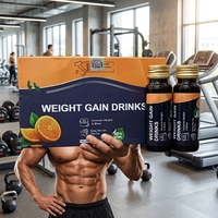 Boisson pour la Prise de Poids Personnalisable OEM, Ingrédients Naturels, Vitamines, Complément Alimentaire Liquide Oral pour Adultes
