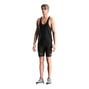 Shorts de compression vintage pour hommes avec logo personnalisé, idéaux pour le sport, la gym et le basketball - Product Image 5