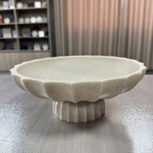 Thân Thiện Với Môi Màu Vàng Cát Nhựa Trái Cây Bát Đặt Cổ Điển Rộng Miệng Cao Sô Cô La Kẹo Khay Tùy Chỉnh Cho Bàn Sử Dụng - Product Image 6