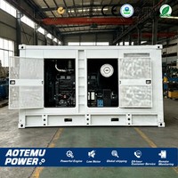 Groupe électrogène diesel monophasé 40 kW, démarrage automatique, faible bruit, vitesse 1500 tr/min, tensions variées