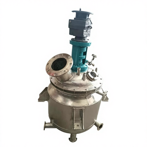 Réacteur à agitation à enveloppe chauffante avec agitateur Réacteur à chauffage vapeur/électrique Produits chimiques Réacteur à agitation continue de résine - Product Image 2