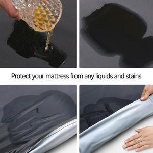 Protège-matelas imperméable de 18 "housse de matelas imperméable respirante pour animaux de compagnie enfants adultes - Product Image 3