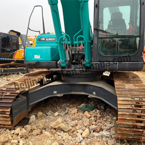 Excavadora Kobelco SK250D de 25.6 Toneladas con Motor Hino, Usada, con Certificación CE, Brazo Largo, Cucharón para Roca, Cabina con Aire Acondicionado, para Minería y Construcción Pesada - Product Image 3