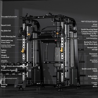 Machine Smith multifonctionnelle Umet pour la musculation, équipement de fitness à domicile avec croisement de câbles pour l'entraînement sportif