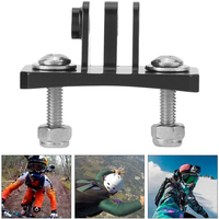 Support de base en aluminium pour casque de moto, de course et de parachutisme, adaptateur pour GOPRO Hero 13 12 11 10 DJI OSMO 6 Insta360 X6