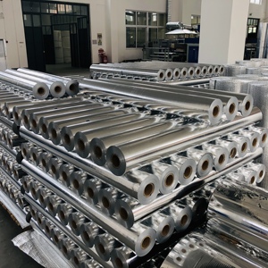 Tùy chỉnh phản quang lá nhôm dệt vải rạng rỡ rào cản Nhiệt Cách Nhiệt mái nhà vật liệu xây dựng cho mái tường sàn - Product Image 6