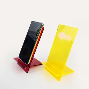 Tùy chỉnh món quà độc đáo mờ Acrylic đầy màu sắc di động có thể tháo rời điện thoại di động đứng chủ