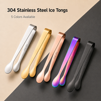 Mini-suikerklontjes-tang van 304 roestvrij staal voor bar, buffet, koffie, dessert, keuken, groothandel