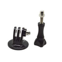 Adaptador de monópode de montaje de Cámara de Acción de trípode de plástico Compatible con GoPro Hero 5/4/3 +/3/2 SJ4000 para Xiaomi Yi 2 Stand Go Pro