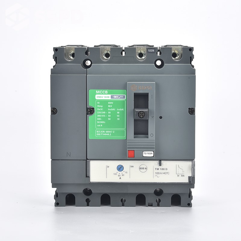 SSPD MCCB CNSV 100A 4P Adequação para isolamento Disjuntor Moldado em Caixa Schneider Elétrica