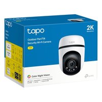 Cámara de Vigilancia Tapo TC41, Panorámica/Inclinación, Blanca, Sensor CMOS 2304x1296, WiFi, Exterior, IP65, Almacenamiento en la Nube, Visión Nocturna de 30m, Funciones de IA