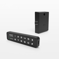 Serrure Intelligente Rechargeable pour Armoire et Tiroir, Déverrouillage Numérique par Mot de Passe sur Écran Tactile, Matériau Plastique pour Casiers de Gym, Écoles et Salles de Bain
