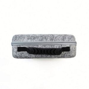 Custom Smell Proof Felt Cloth Percussion Muscle Fascia Massage Gun Storage Carrying Bag Mini <b>Hard</b> <b>Shell</b> EVA Massage Gun <b>Case</b> - Product Image 5