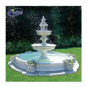 Современный натуральный камень для использования в саду, белый мраморный камень, водные фонтаны для продажи