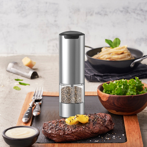 Moulin à sel et à poivre électrique automatique réglable à vente chaude en Chine avec lumière LED - Product Image 2