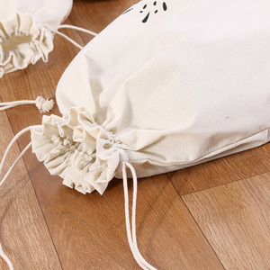 Saco de cordão de empacotamento orgânico, eco-amigável, saco de presente personalizado promocional para poeira, cordão - Product Image 6