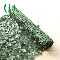 Dinding Daun Hijau Buatan Realistis dengan Latar Belakang Anggur Ivy untuk Dekorasi Dinding Pernikahan, Pesta, Taman, dan Natal