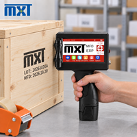 Printer Inkjet Genggam Nirkabel Bluetooth Sistem Android Layar Sentuh, Promo Panas, untuk Pengkodean Barcode Label Multi-Material