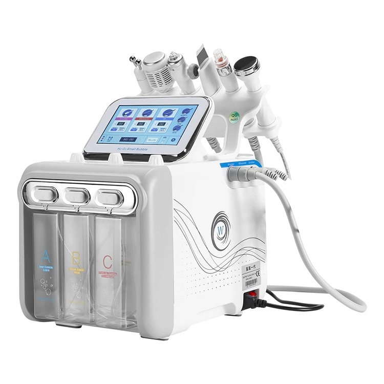 Diamond Peeling Dermabrasion Machine, H2o2 Hydra, Hydro Water Jet, Aqua Facial Care, Microdermabrasion, H1, 6 в 1