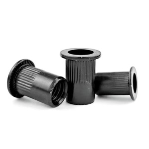 Écrous à riveter Chang Sheng M3-M12 à tête moletée plate en acier au carbone à trou traversant pour équipement de communication - Product Image 1
