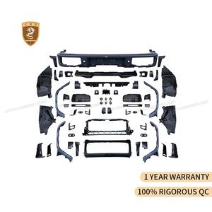 Kit de carrocería de Material PP para <span class=keywords><strong>Mercedes</strong></span> Benz Clase G W464 Upgrade Facelift W465 Bra-B, piezas de carrocería de montaje de parachoques trasero delantero de coche - Product Image 5