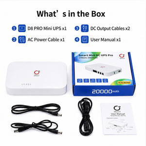 OLAX D6 Mini UPS Inteligente para Exteriores, Portátil, 20000 mAh, 74 WH de Capacidad de Batería, Banco de Energía, Salida POE de 12 V, Router Wifi de Respaldo, POE-D6 Ultra - Product Image 6