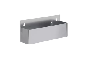 <b>Wall</b> Mounted Single Deck Liquor Bottle Shelf, Stainless Steel <b>Wine</b> Storage <b>Rack</b> for Restaurant & Bar Kitchen - Product Image 3
