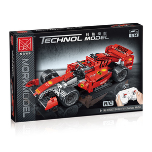 Mork Nouveauté 025002 RC Red Feraried SF90 Voiture de course DIY Modèle de voiture Technol Blocs de construction Jouets Voiture - Product Image 1