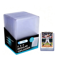 Offre Spéciale : Protège-cartes PVC pour cartes sportives, pochettes de protection pour cartes à collectionner, Toploaders 3" x 4" 35pt