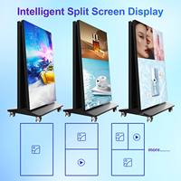 Écran LED pliable, écran d'affichage LED, affiche, exposition, événement, écran publicitaire, affichage P2.5, signalisation sur pied