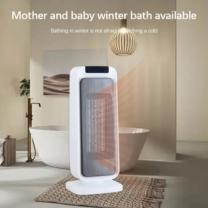 พัดลมฮีตเตอร์ไฟฟ้าแบบพกพา PTC 2000W ประหยัดพลังงานที่อุ่นในพื้นที่ในร่มมีฟังก์ชั่นการระบายอากาศและแสงสว่าง - Product Image 5