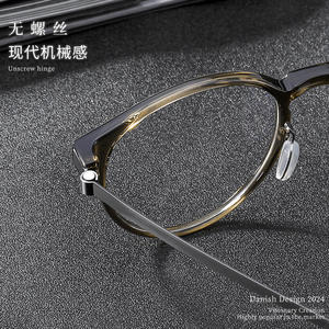 إطار نظارات ليندي كلاسيكي خفيف للغاية عالي قصر النظر للرجال شكل وجه ماسي كلاسيكي للبيع بالجملة - Product Image 3