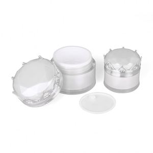 20G 50G Thiết Kế Thời Trang Bạc Rỗng Màu Tím Nắp Mỹ Phẩm Du Lịch Nồi Jar Kem <span class=keywords><strong>Container</strong></span> - Product Image 3