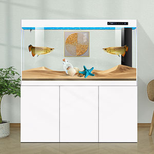 Système d'éclairage LED moderne 25W grande capacité verre récif aquarium poissons exotiques et coraux colorés affichage pour le salon - Product Image 5