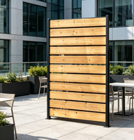 Panneau de clôture d'écran de confidentialité extérieur Concord Cedar 5 pieds de haut X 3.3 pieds de large Enclo non creusant pour la décoration de cour cachant l'air