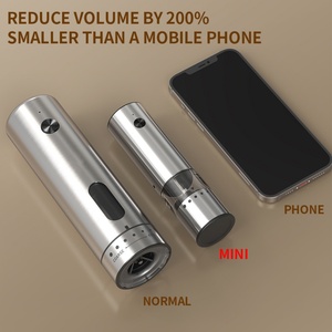 Usb Salt <b>Pepper</b> <b>Grinder</b> Stainless Steel Salt and <b>Pepper</b> Mill Rechargeable Adjustable Electric Salt and <b>Pepper</b> <b>Grinder</b> Set - Product Image 4
