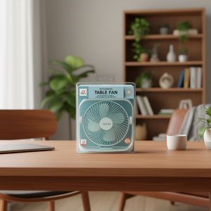 Ventilateur de table Tinolic 10-12,9 pouces avec moteur AC, oscillant, trois vitesses, commande mécanique, ventilateur électrique domestique avec minuterie - Product Image 2