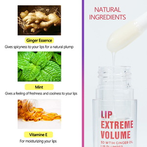 Suero de labios Natural vegano, aceite aromático para labios, brillo, vitamina E, Base de maquillaje, aceite labial, marca privada, venta al por mayor - Product Image 4