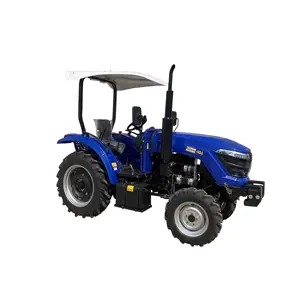 4wd Customized Canopy Blue Tractor Farmer Mini Tractors for Greenhouse in Indonesia