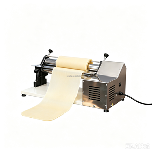 Macchina Professionale Elettrica per Stendere la Pasta 40cm, Sfogliatrice Automatica in Acciaio Inox per Fondente, Pasticceria e Pasta - Product Image 1