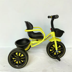 Triciclo <span class=keywords><strong>de</strong></span> plástico multifuncional para niños, triciclo <span class=keywords><strong>de</strong></span> tres ruedas, sin giro, coches y triciclos - Product Image 5